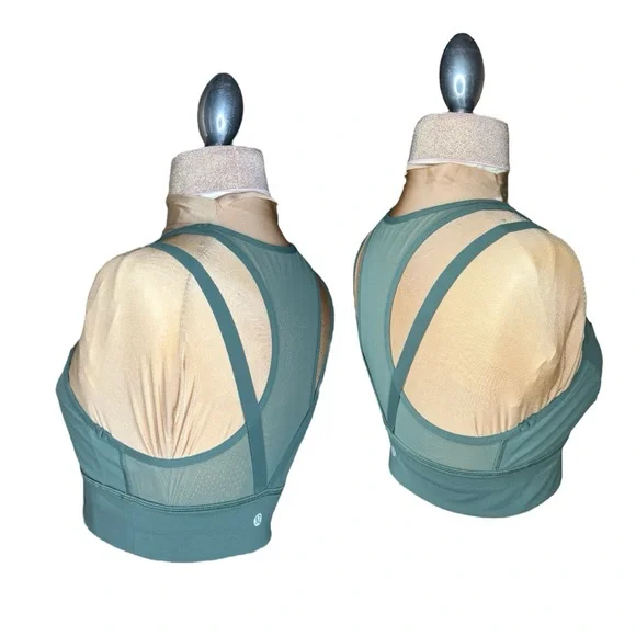 Lululemon Sun Setter Bra Dark Forest Sport Bra
Army Green size 6 - Picture 5 of 10